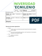 Actividad 11 Estructura y Tipos de Organización