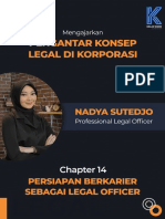 Persiapan Berkarier Sebagai Legal Officer