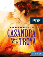 Casandra Hija Del Rey de Troya - Carmen Martin Nieto