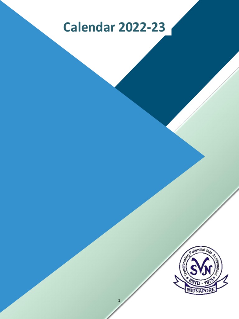 Calendar of Rules, Regulations, Uniforms, Clubs, Houses, and Holidays