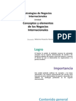 U1 - Conceptos y Elementos de Los Negocios Internacionales