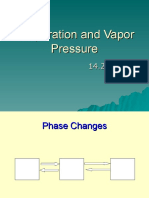 Evaporation and Vapor Pressure: Endothermic Process and Factors Affecting Vapor Pressure