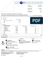 Account Usage and Recharge Statement From 01-Aug-2022 To 30-Aug-2022