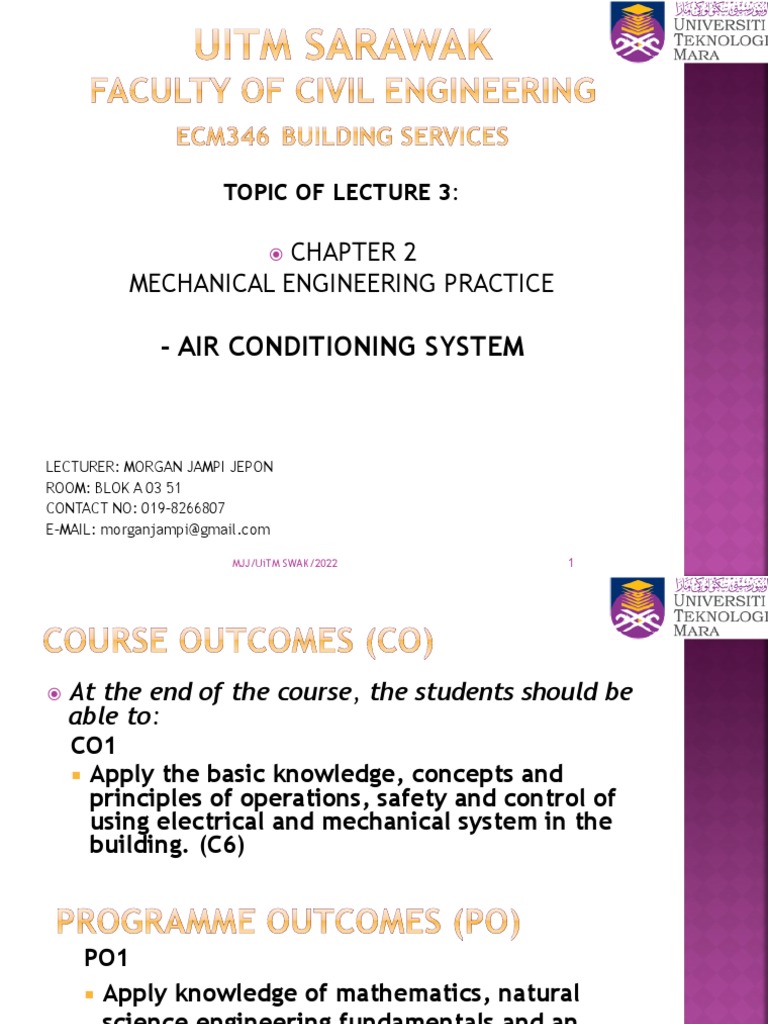 Air Conditioning System PDF Humidity Air Conditioning