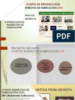 Tema 6 Elementos Del Costo COSTOS INDIRECTOS DE FABRICACION