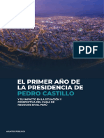 LLYC Informe Primer Año Pedro Castillo