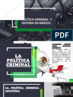 Política criminal  y sistema en México