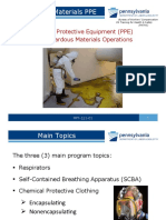 PPE and Respiratory Protection for Hazardous Materials