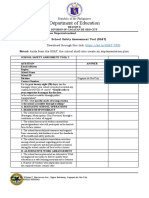 3.2 School Safety Assessment Tool (Detailed Indicators)