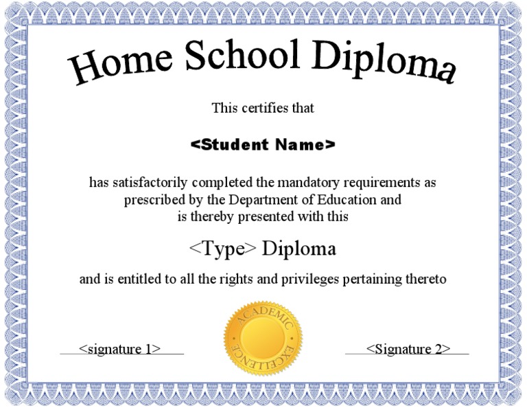 Home School Diploma | PDF