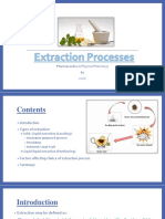 Extraction Processes
