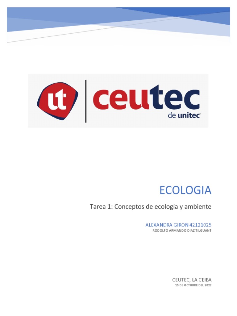 Conceptos Clave de Ecología y Ambiente | PDF