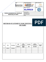 Method Statement For TAB - (FAHU)