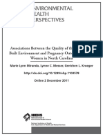 Associations Between The Quality of The Residential