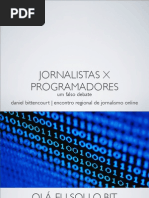 Jornalistas vs Programadores