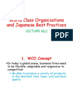 Lecture 6 (C) - World Class Organizations and Japanese Best Practices Nov 2022