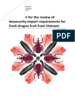 Final Report Review Biosecurity Import Requirements Fresh Dragon Fruit Vietnam