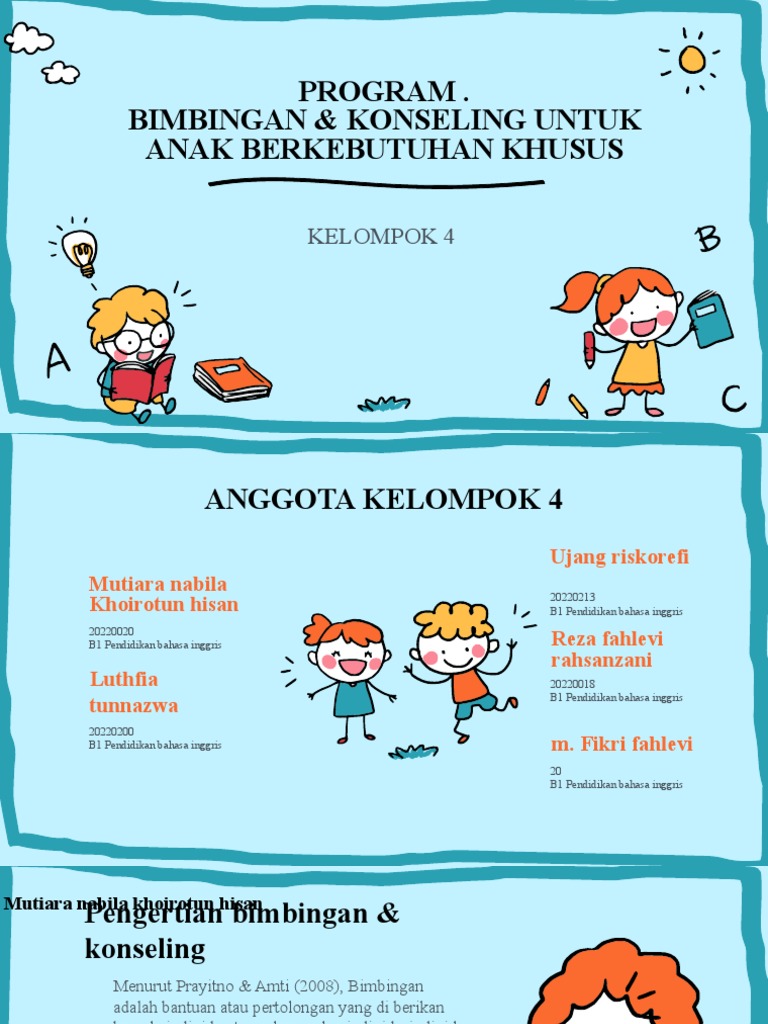Kel.4 - BK Inklusi - Program BK Untuk Anak Berkebutuhan Khusus ...