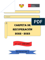 Matematica Primer y Segundo Año 2022 DRCS