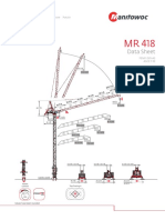 Potain MR418-FEM-Luffing Tower Crane