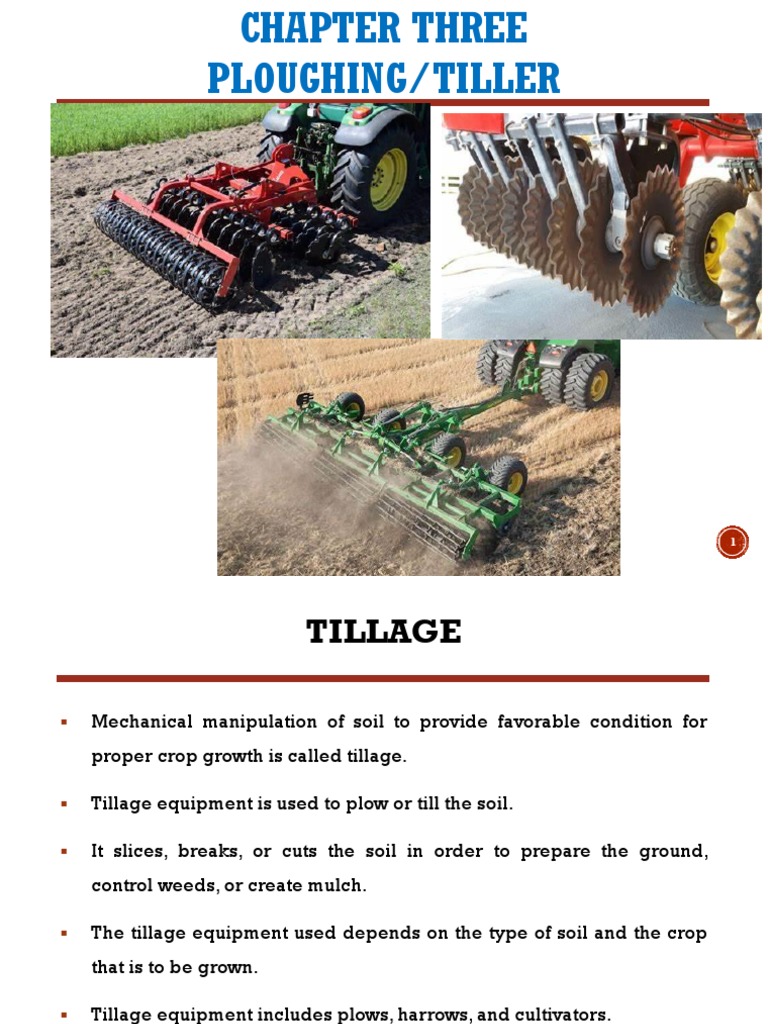 Chapter 3 | PDF | Plough | Tillage
