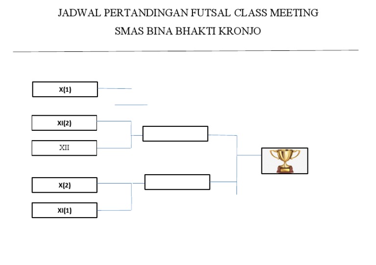 Jadwal Pertandingan Futsal | PDF