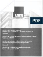 Módulo 3. Actividad 2. Laboratorio de Funciones Polinomiales de Grado 3 y 4 y Desigualdades-3539795