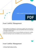 Asset Liability Management in Banks