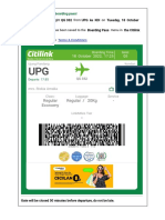 E-boarding pass UPG to KDI Oct 18