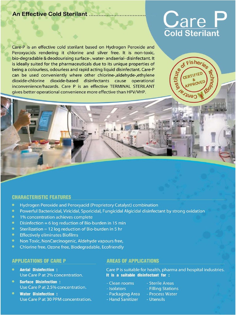 CarePColdSterilants Fumigation Fumigation Agent PDF