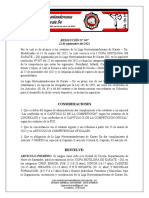 RESOLUCION N°007 Del 22 de Septiembre Del 2022 - Torneo Copa Motilona