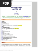 Introduction To LabVIEW. by Finn Haugen, TechTeach