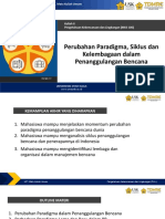 Pertemuan 2 - Paradigma, Siklus, Dan Kelembagaan PB