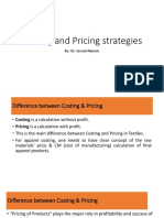 Costing and Pricing