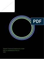 Model Financial Statements Under IFRS As Adopted by The EU 2021