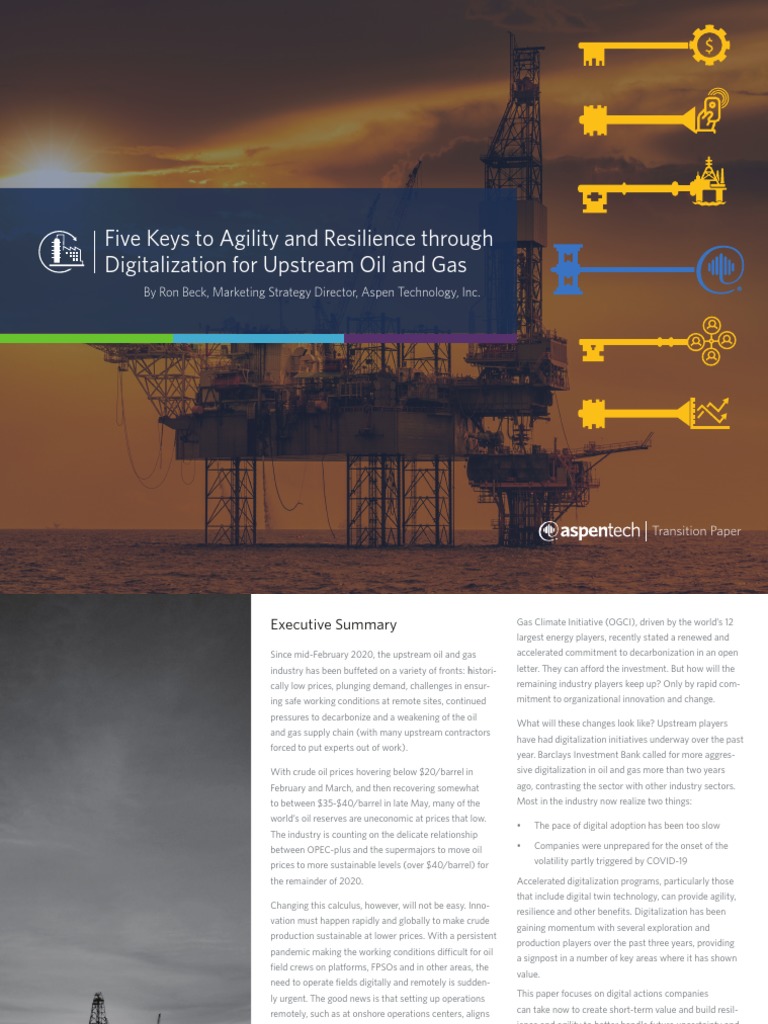 5 Keys To Agility and Resilience | PDF | Petroleum | Low Carbon Economy