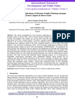 Socio-Economic Implications of Modern Family Planning Amongst Married Couples in Rivers State