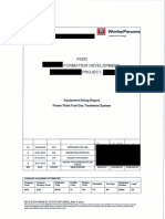 Equipment Sizing Report Power Plant Fuel Gas Treatment System