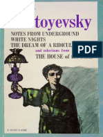 Fyodor Dostoevsky - Andrew R. MacAndrew - Ben Marcus - Notes From Underground, White Nights, The Dream of A Ridiculous Man, and Selections From The House of The Dead (1961, Signet) - Libgen - Li