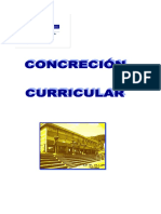 Concr Eci Ó N Curricular