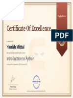 Codingninja Excellence - Certi.