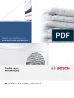 Tumble Dryer WTG86402GB: en Installation and Operating Instructions