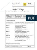 Investment Castings: BDG Reference Sheet
