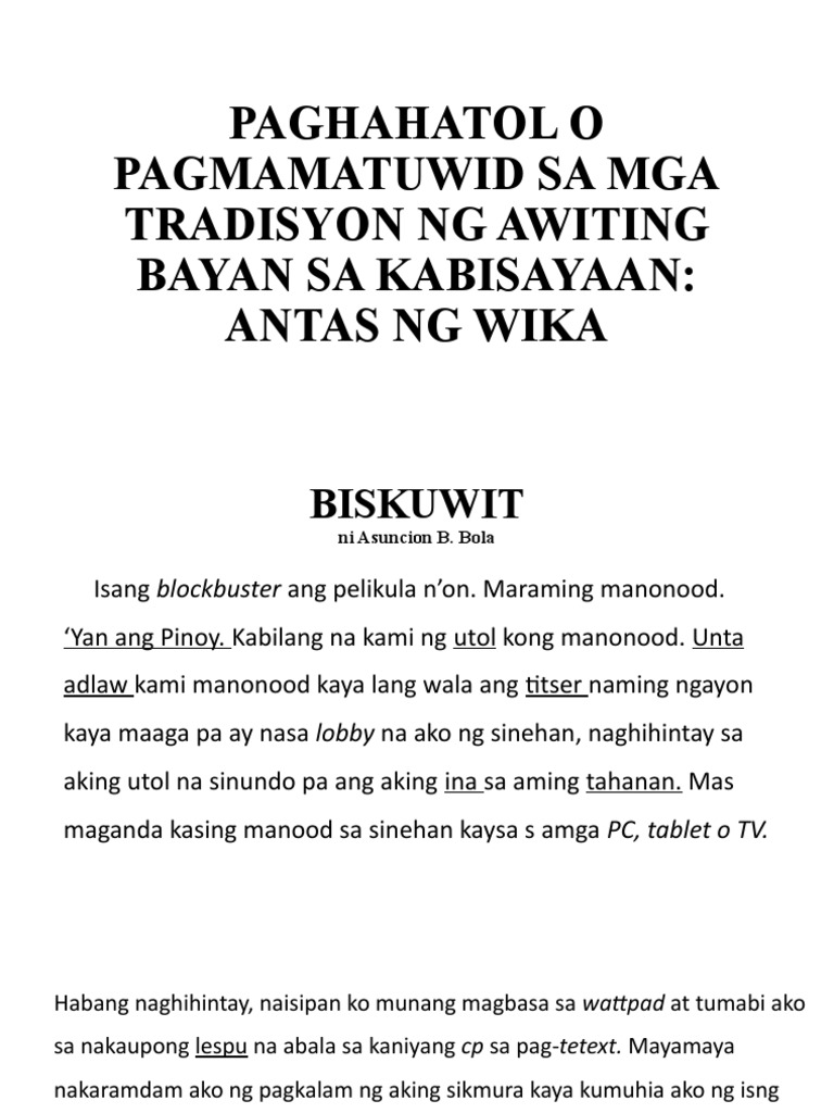 Antas NG Wika PDF