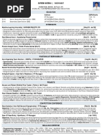 Resume Chemical