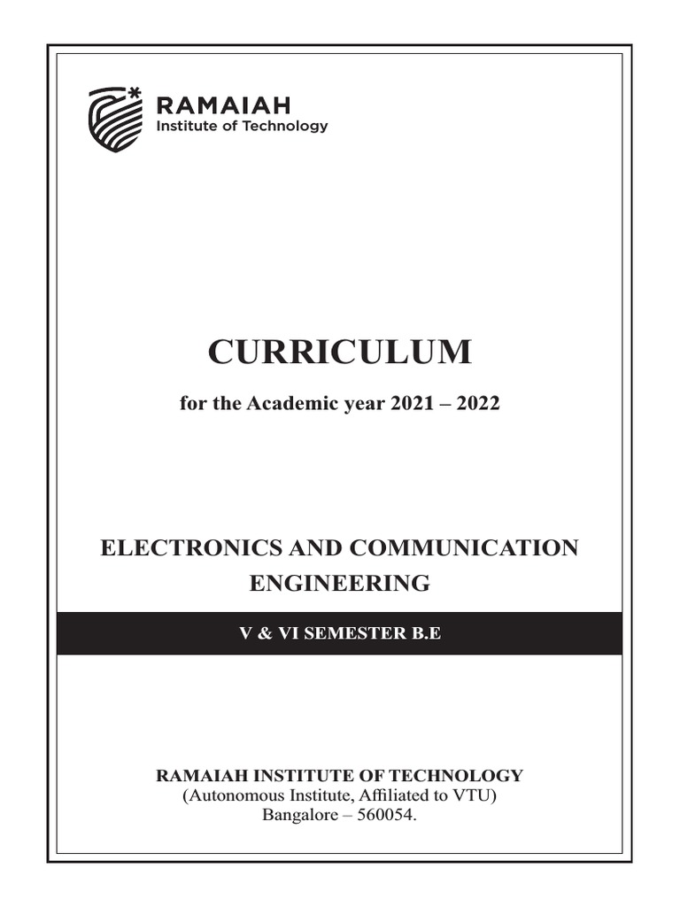Ece 3rd Year Syllabus 2022 | PDF | Antenna (Radio) | Mixed Signal ...