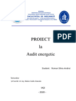 Proiect Audit Energetic