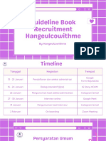 Guideline Book Open Recruitment Member Hangeulcowithme Periode III