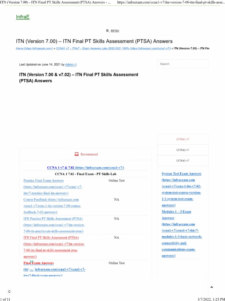 Ccna Exam | PDF