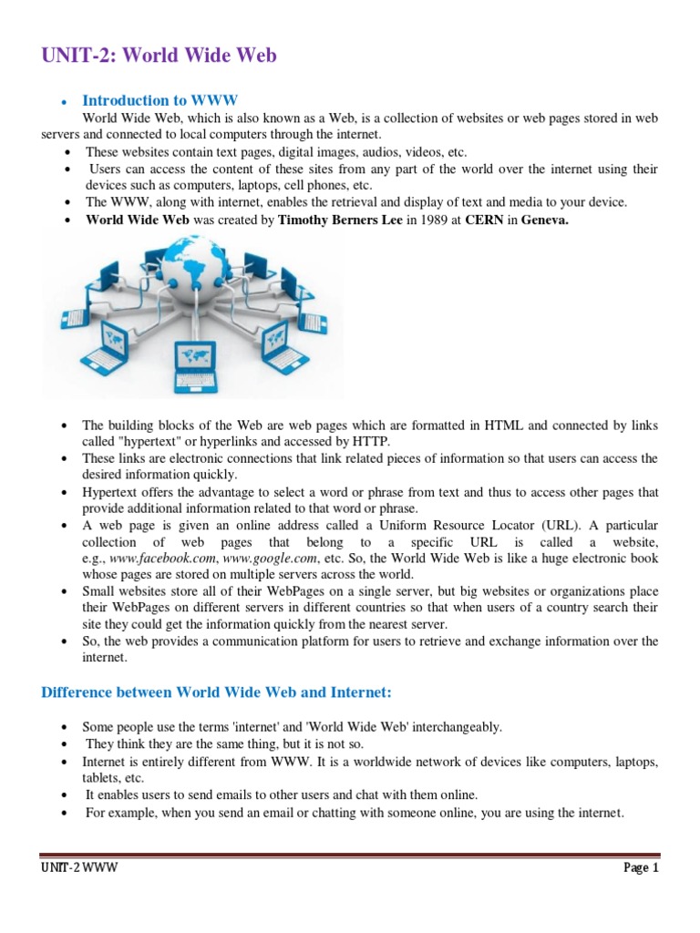 Understanding World Wide Web Protocols | PDF | Internet Protocols ...